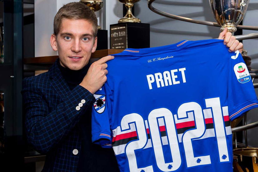 Praet: “Rinnovo vantaggioso per me e la Samp. Clausola? Non c’è più, ma ci sono accordi chiari” preview
