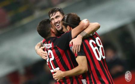 Romagnoli esultanza Milan Twitter
