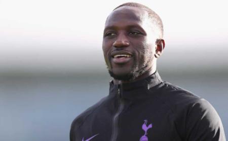 Sissoko training Tottenham Twitter