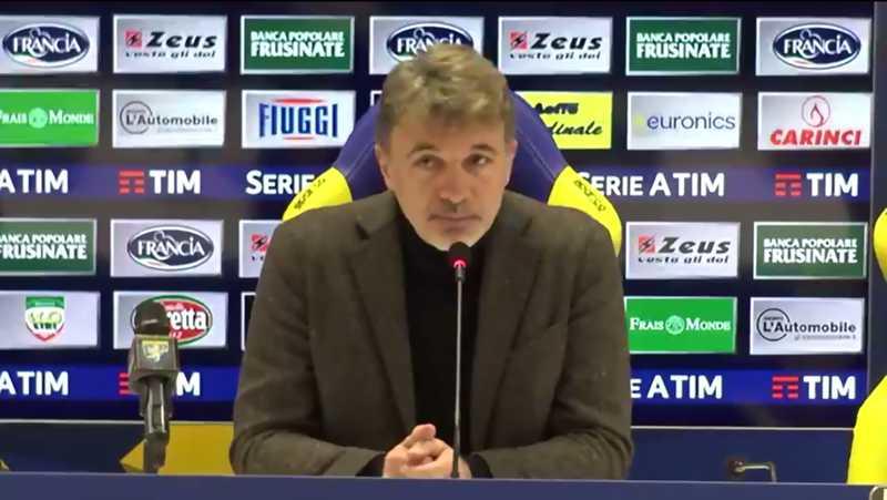 Marco Baroni screenshot Facebook Frosinone