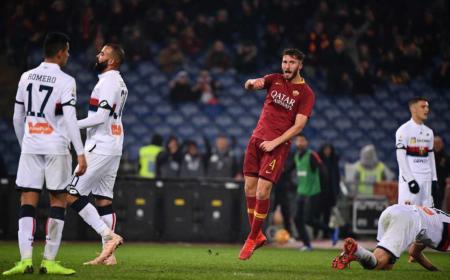 Cristante vs Genoa Foto Roma Twitter