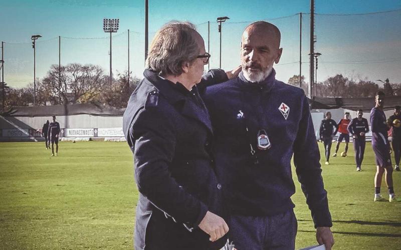 Della Valle Andrea e Pioli Fiorentina Twitter
