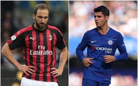 Higuain - Morata FOTO Twitter