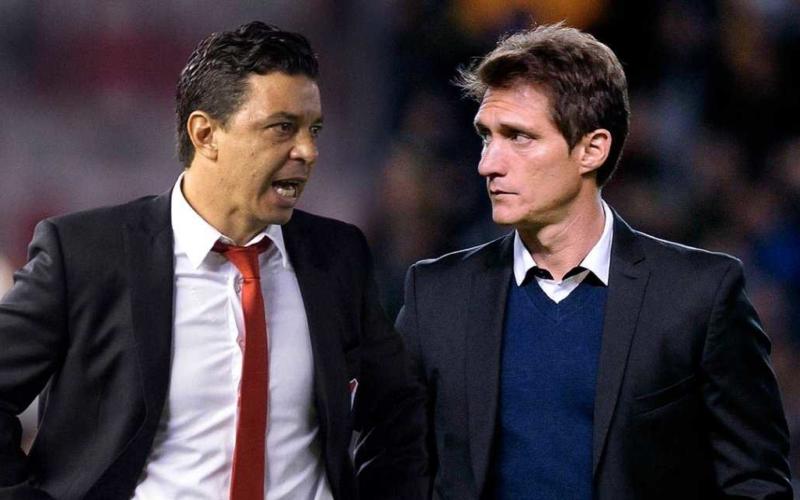 Gallardo e Schelotto River Boca Foto El Esquiu