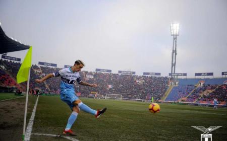 Luis Alberto corner vs Bologna Foto Lazio Twitter