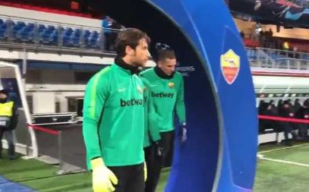 Mirante vs Plzen Foto Roma Twitter