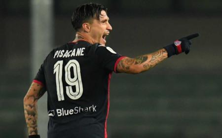Pisacane gol vs Chievo Foto Cagliari Twitter