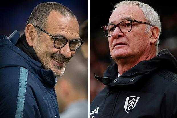 Sarri sfida Ranieri: le formazioni ufficiali di Chelsea-Fulham preview
