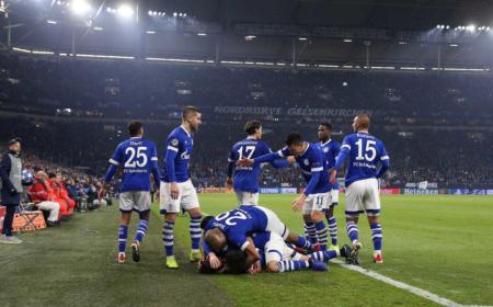 Schalke gol vs Lokomotiv Mosca Foto Schalke Twitter