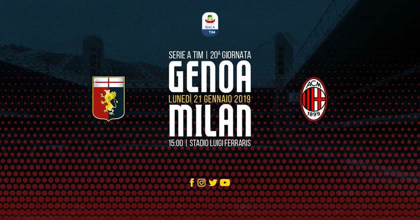 Serie A: Genoa-Milan, le formazioni ufficiali preview
