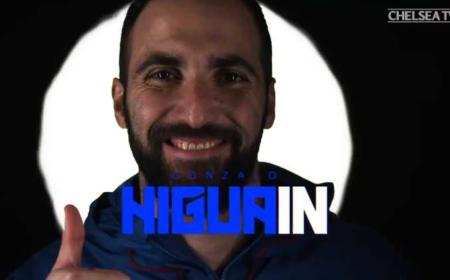 Higuain screen video-annuncio Chelsea Twitter