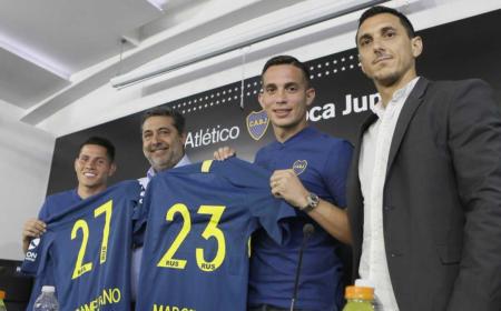 Marcone e Campuzano annuncio Boca