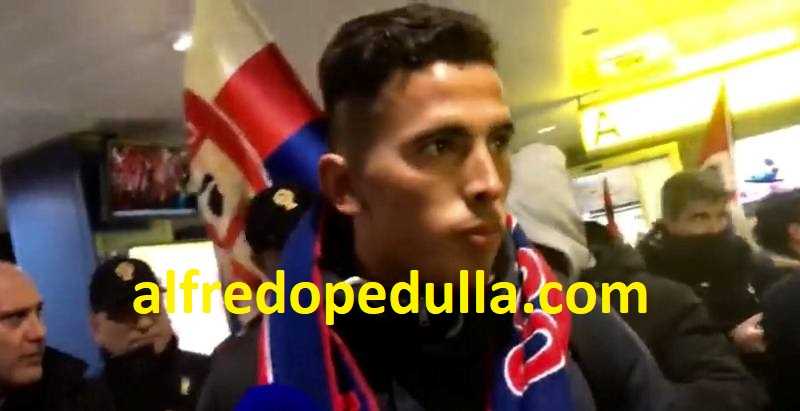 Christian Oliva è arrivato a Cagliari: ecco la foto all’aeroporto preview