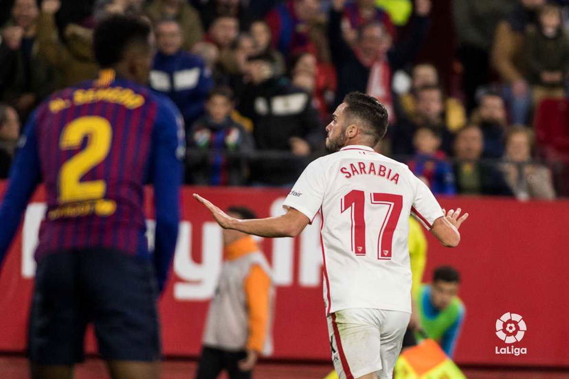 Al Siviglia il primo atto dei quarti: Sarabia e Ben Yedder piegano il Barça in Coppa preview