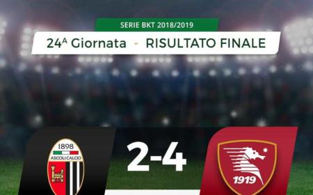 Ascoli Salernitana 2-4