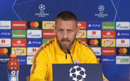 De Rossi conferenza Champions Roma Twitter