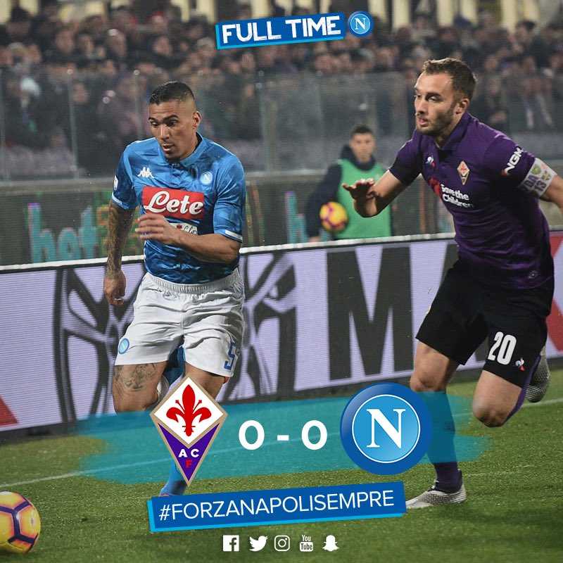 Il Napoli sbatte contro la Fiorentina: è 0-0 al Franchi preview
