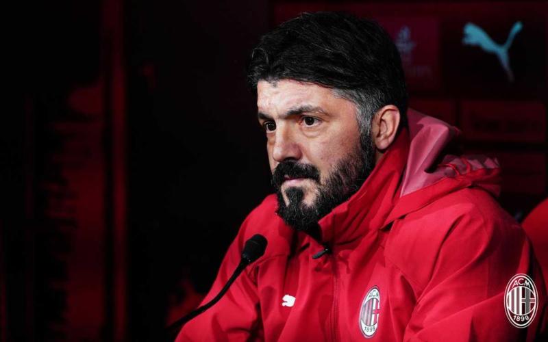 Gattuso conferenza 2019 Milan Twitter