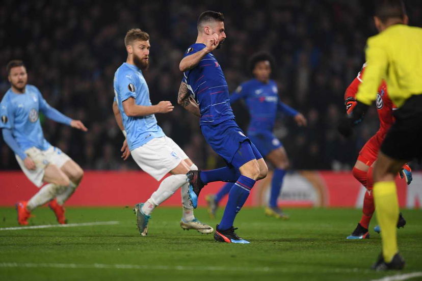 Avanza il Chelsea, 3-0 al Malmo: decidono Giroud, Barkley e Hudson-Odoi preview