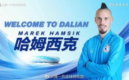 Hamsik annuncio Dalian Instagram
