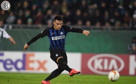 Lautaro Martinez gol vs Rapid Vienna Foto Inter Twitter