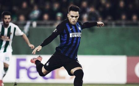 Lautaro Martinez vs Rapid Vienna Foto Inter Twitter