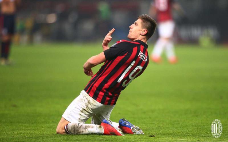 Piatek Twitter uff Milan