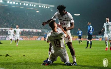 Piatek e Kessie vs Atalanta Foto Milan Twitter