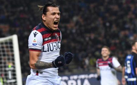Santander gol vs Inter Foto Bologna Twitter