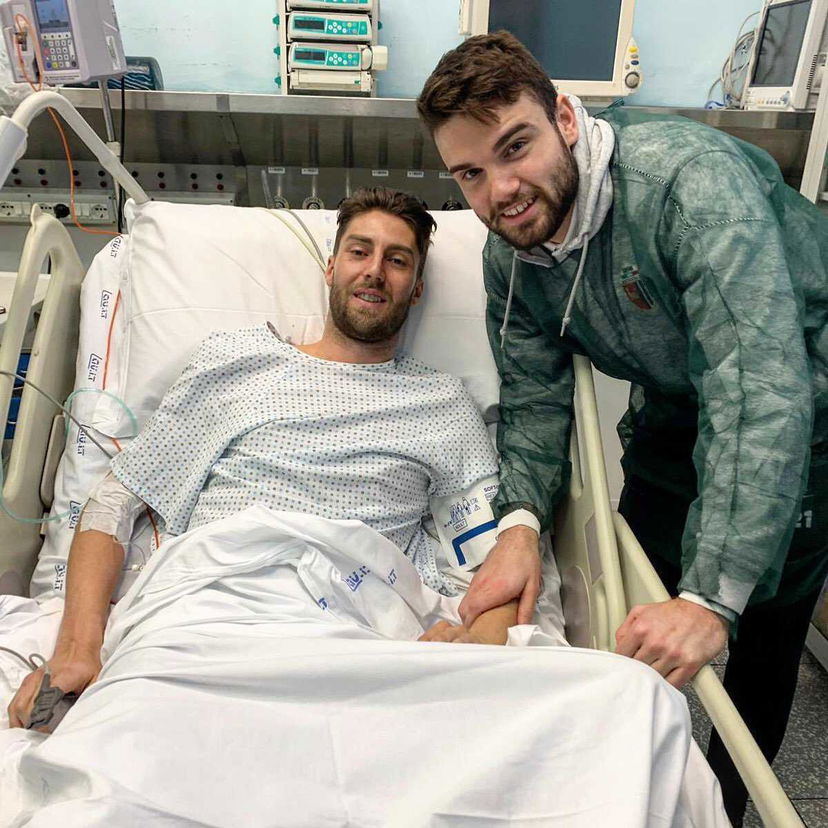 Lecce, Beretta fa visita a Scavone. La foto preview