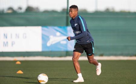 Wilmar Barrios training Zenit Twitter