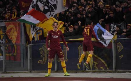 Zaniolo e Florenzi vs Porto Foto Roma Twitter