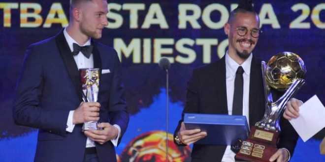 Pallone d’Oro slovacco, trionfa Hamsik per l’ottava volta. Battuto Skriniar preview