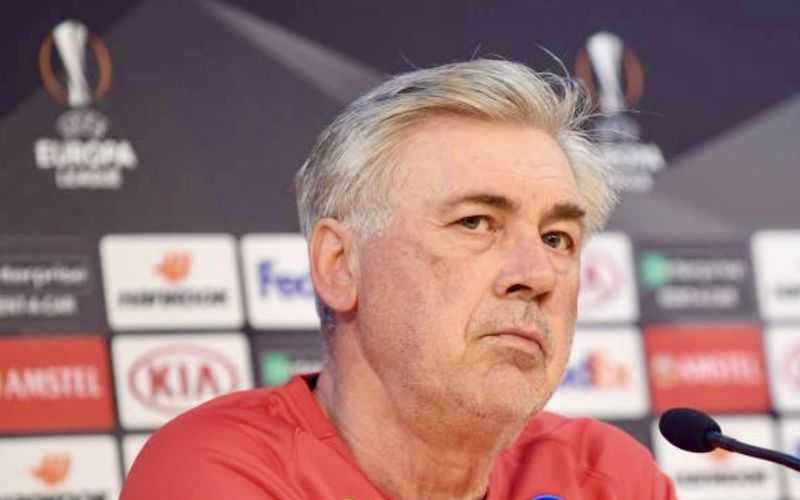 Ancelotti Twitter uff Napoli