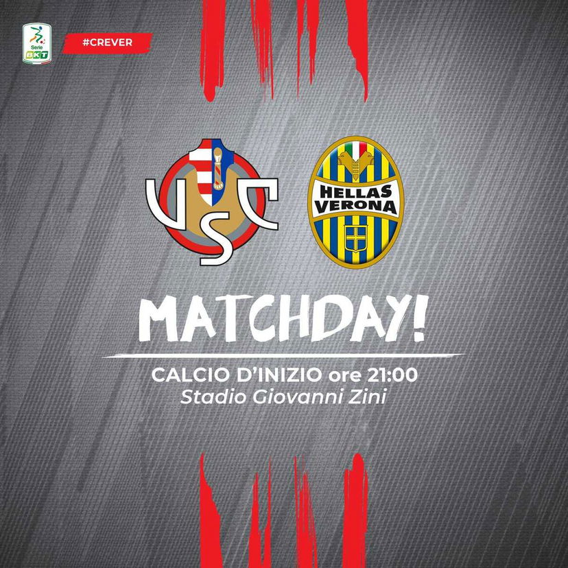 Serie B: Cremonese-Verona, le formazioni ufficiali preview