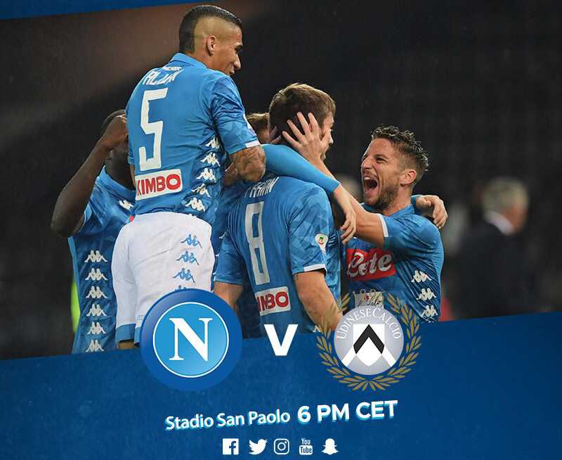 Serie A: Napoli-Udinese, le formazioni ufficiali preview