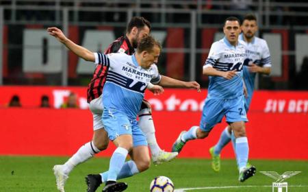 Lucas Leiva vs Milan foto Twitter uff Lazio