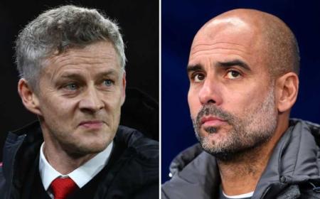 Solskjaer Guardiola FOTO Manchester Evening News
