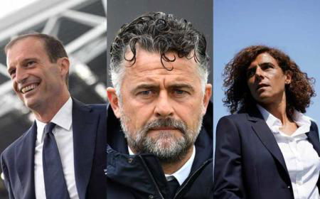 allegri-baldini-guarino foto twitter juventus
