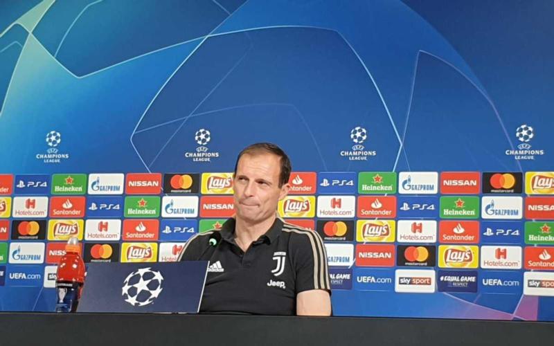 allegri conferenza foto twitter uff juve