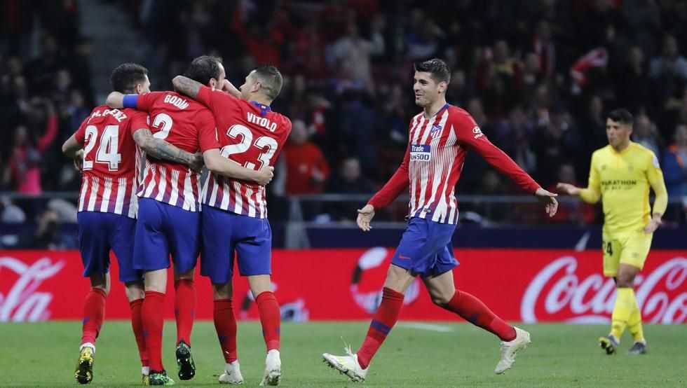Godin-Griezmann, l’Atletico Madrid supera 2-0 il Girona article-post