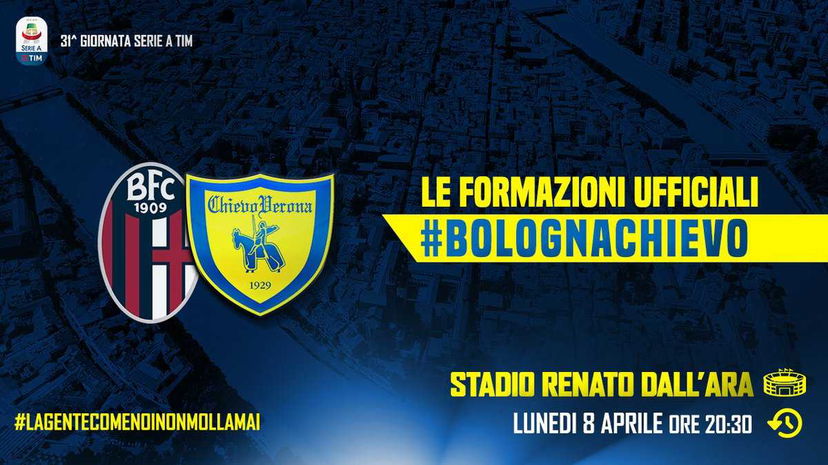 Serie A: Bologna-Chievo Verona, le formazioni ufficiali preview