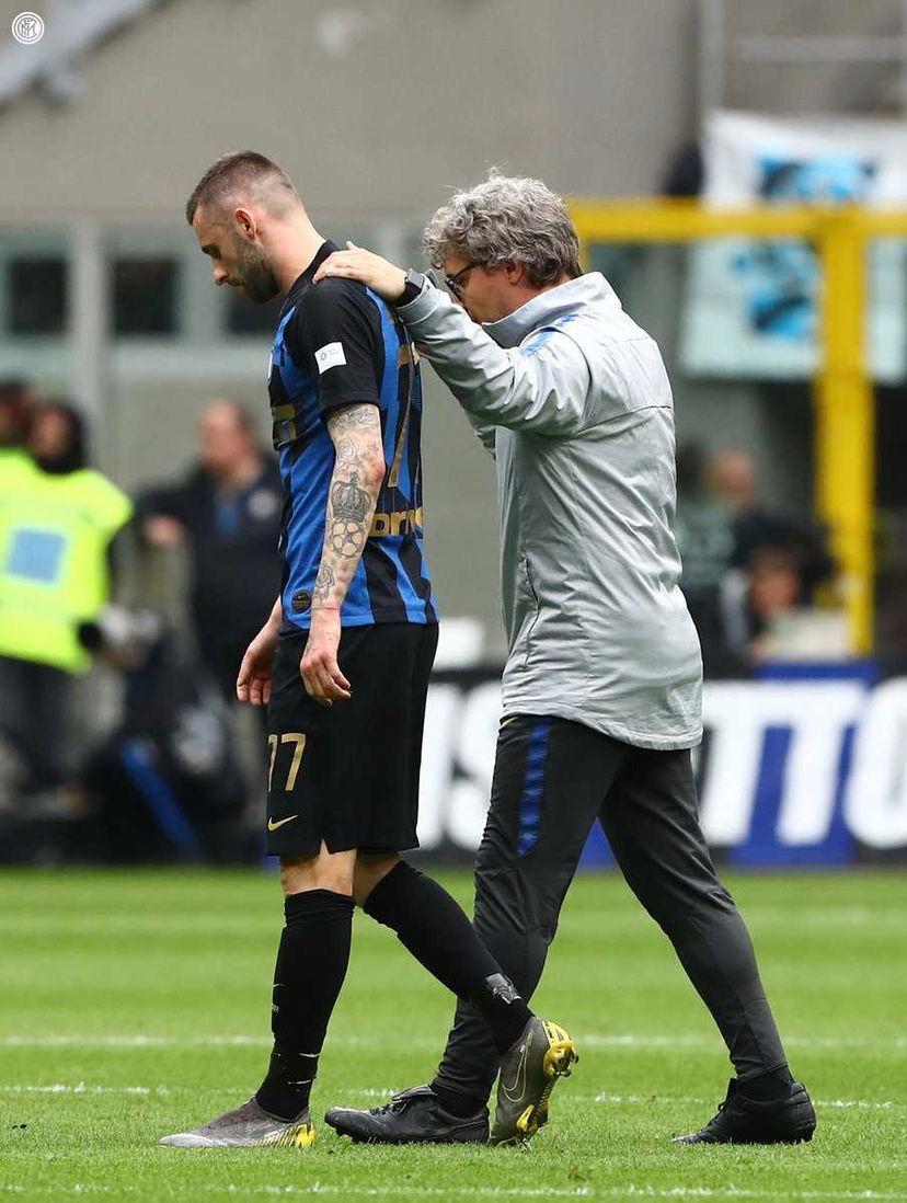 Brozovic, il bollettino medico: distrazione muscolare al semitendinoso della coscia destra preview