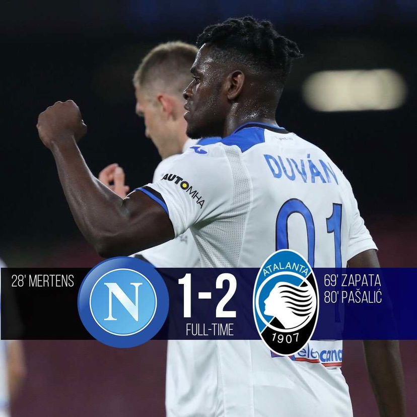Colpaccio Atalanta: 2-1 al Napoli e Milan agganciato al quarto posto preview