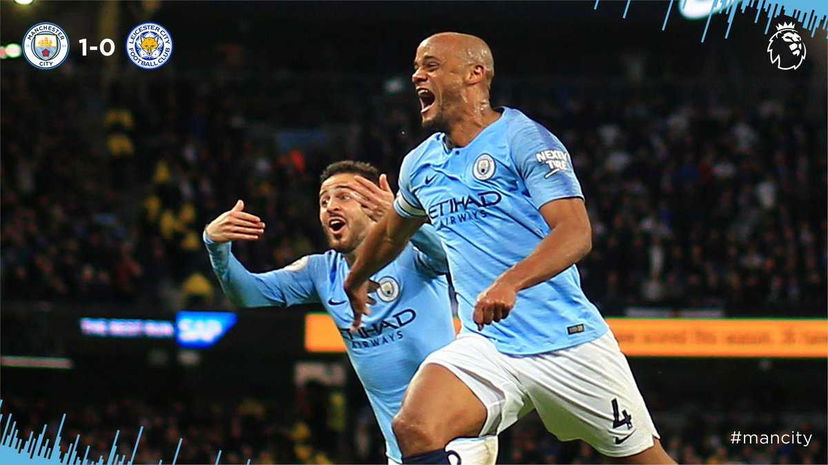 Kompany riporta il City in vetta: 1-0 al Leicester, Guardiola mette le mani sulla Premier preview