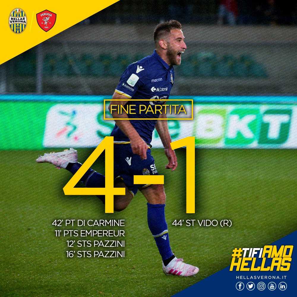 Playoff Serie B: il Verona cala il poker al Perugia, in semifinale c’è il Pescara article-post
