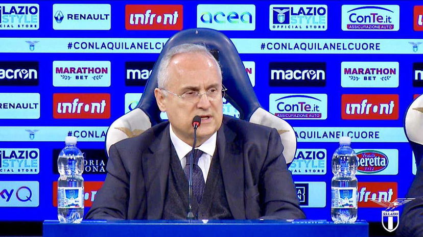 Lotito: “Il progetto dello stadio Flaminio è pronto? Non abbiamo il cronometro. Se deve essere di 35mila posti mi rifiuto” preview