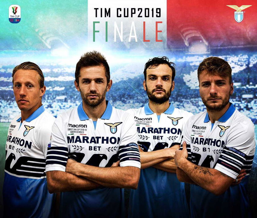 Lazio, maglia speciale per la finale di Coppa Italia. Le foto preview
