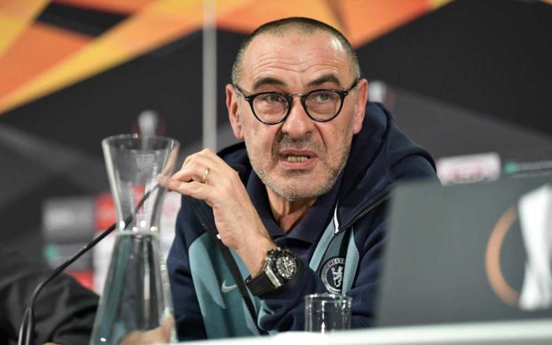 Maurizio Sarri foto Twitter uff Chelsea