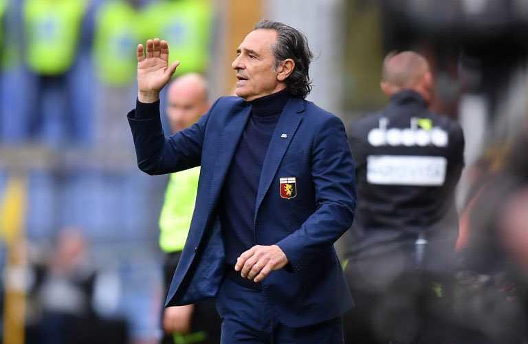 Prandelli foto Twitter uff Genoa